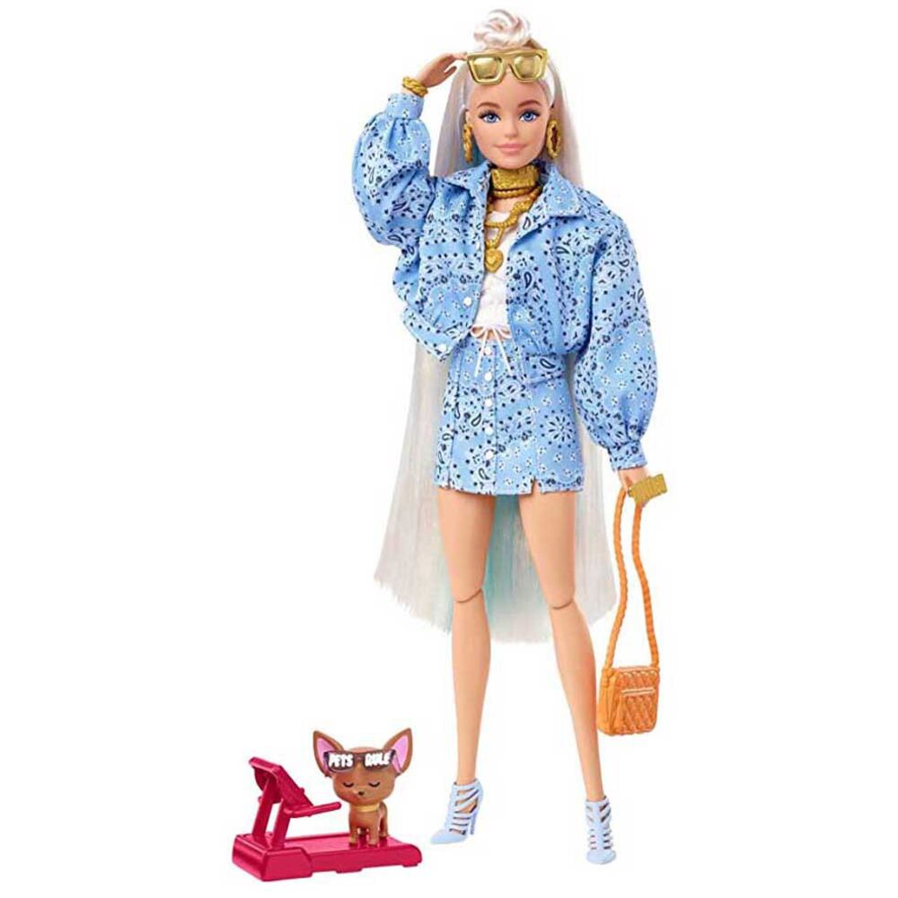 фото Кукла mattel barbie экстра в бандане hhn08