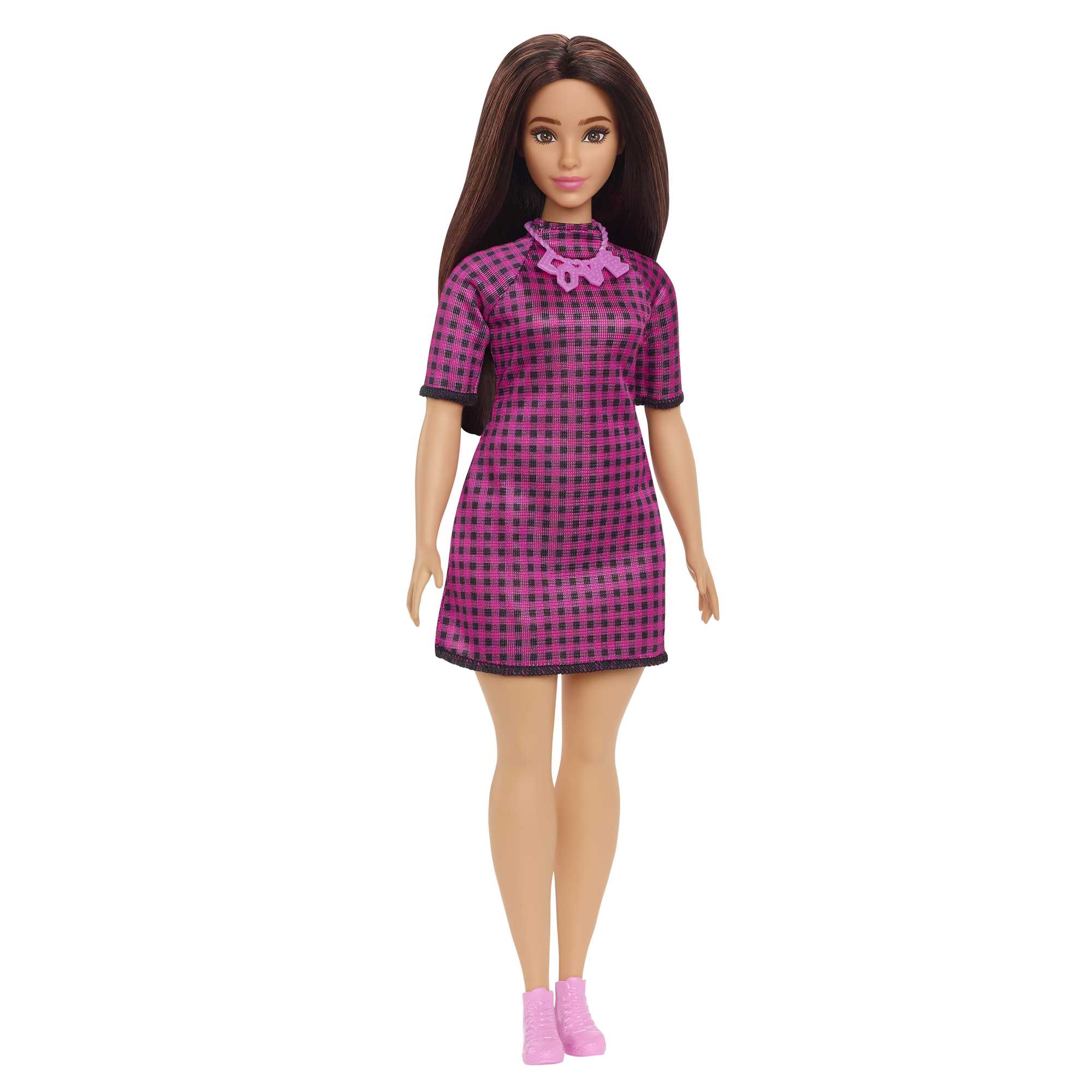 Кукла Mattel Barbie с длинными волосами брюнетка HBV20 кукла barbie принцесса брюнетка в ярком платье gjk15