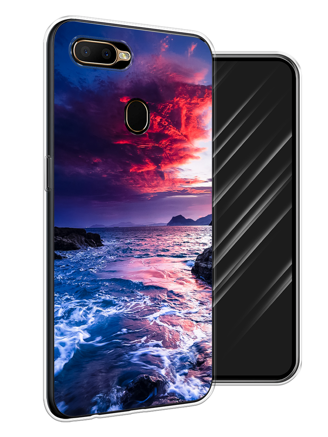 

Чехол Awog на Oppo A5s "Волны 1", Разноцветный, 252350-4