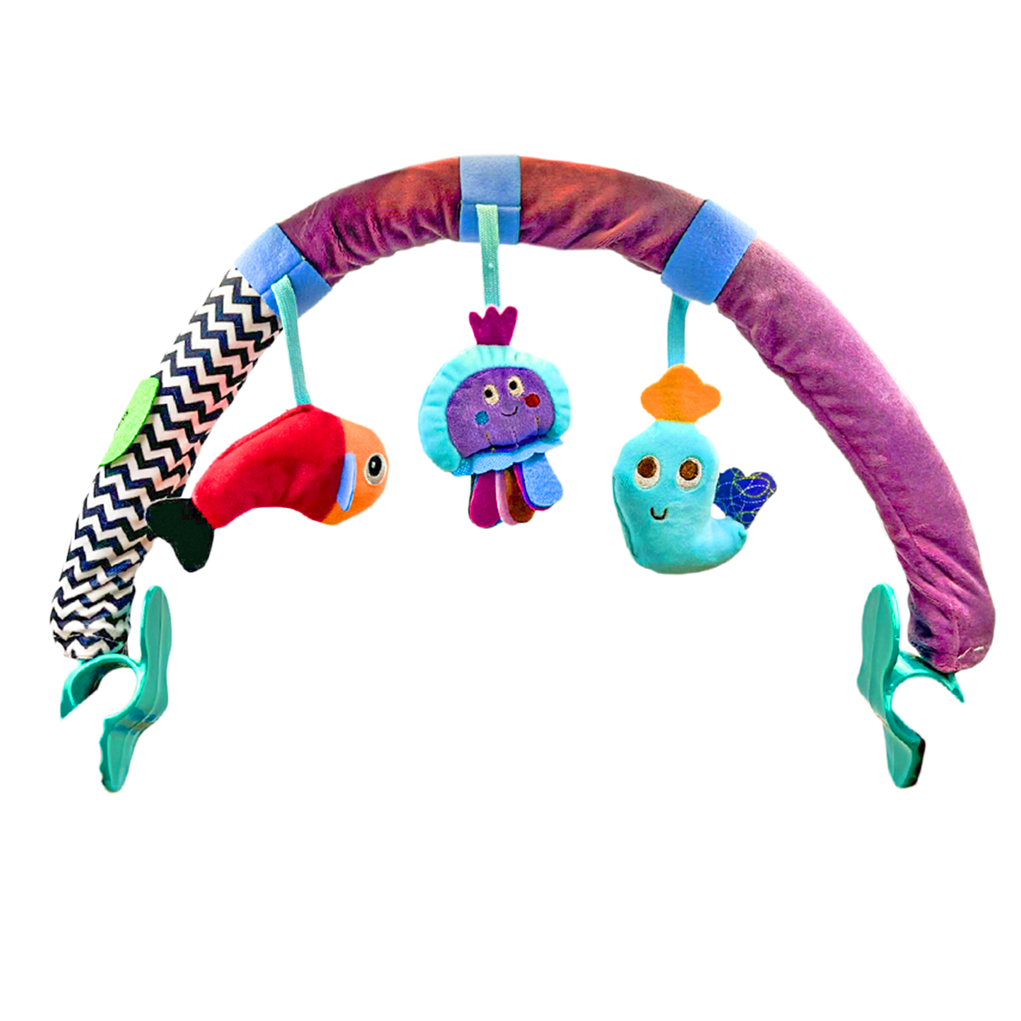 Развивающая дуга Sharktoys с подвесками Подводный мир тимоша развивающая мягкая игрушка спираль с подвесками лис