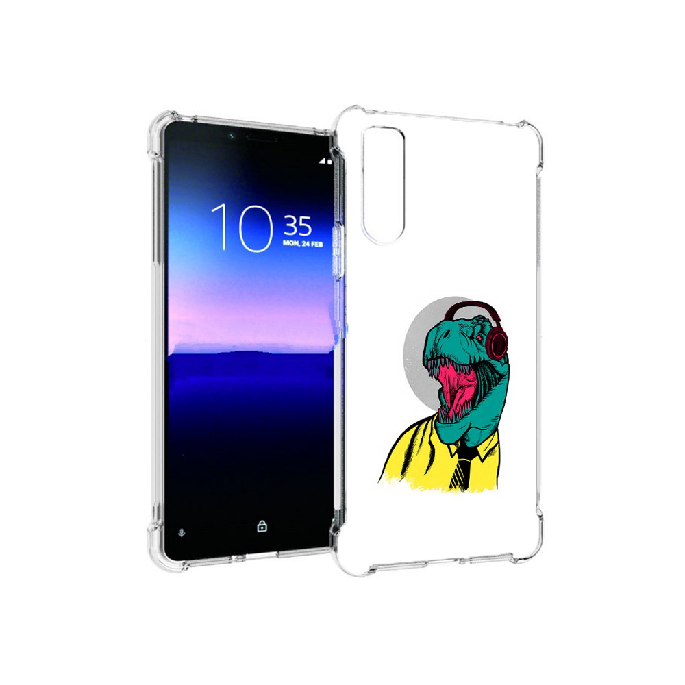 

Чехол MyPads Tocco для Sony Xperia 10 II дино (PT158941.227.326), Прозрачный, Tocco