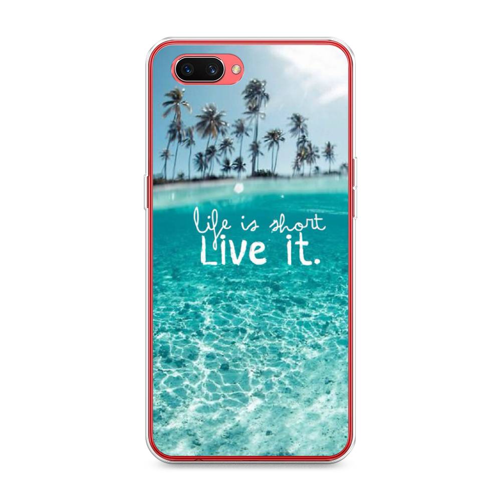 

Чехол Awog на Oppo A3s "Live it", Разноцветный, 250650-7
