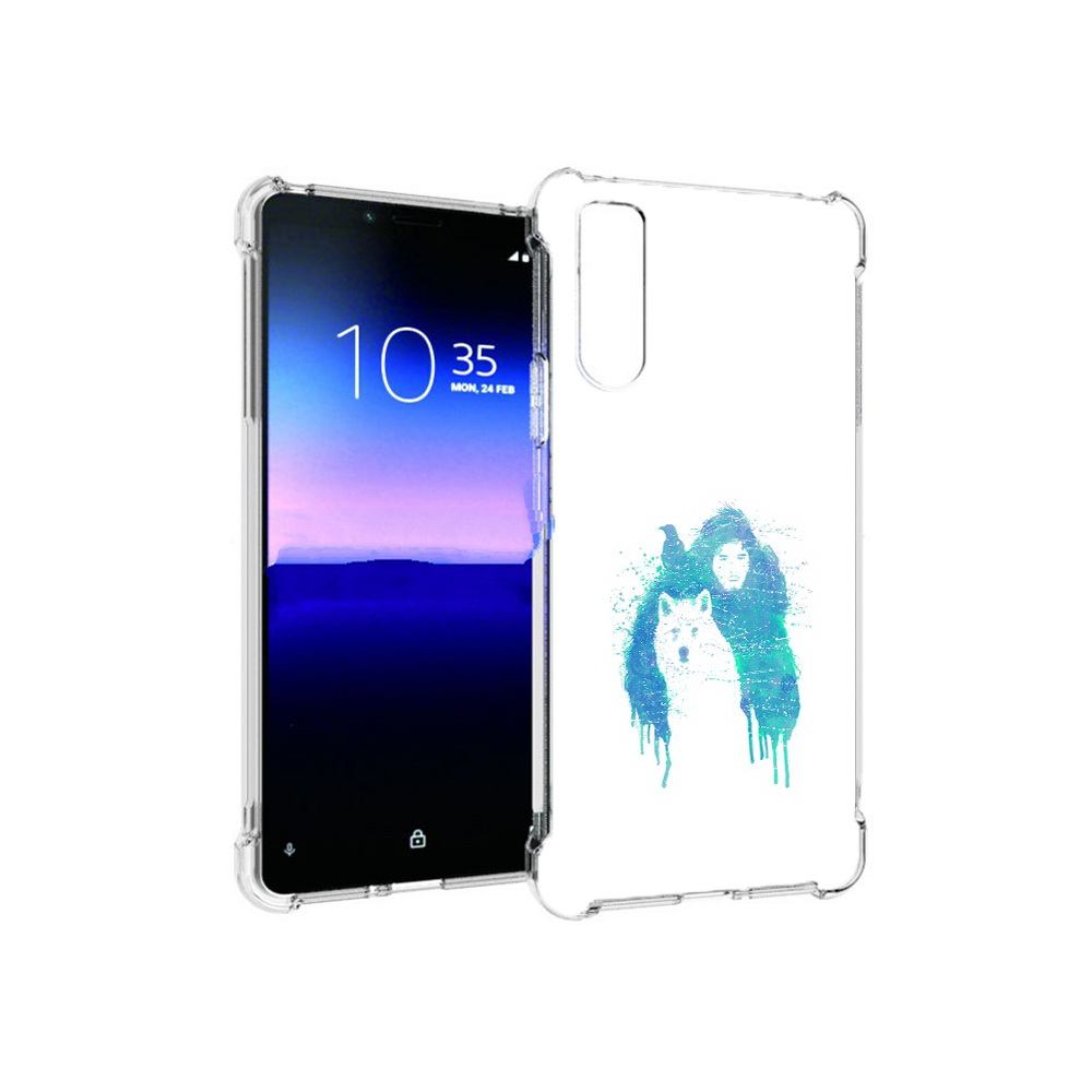 

Чехол MyPads Tocco для Sony Xperia 10 II джон сноу (PT158941.227.323), Прозрачный, Tocco