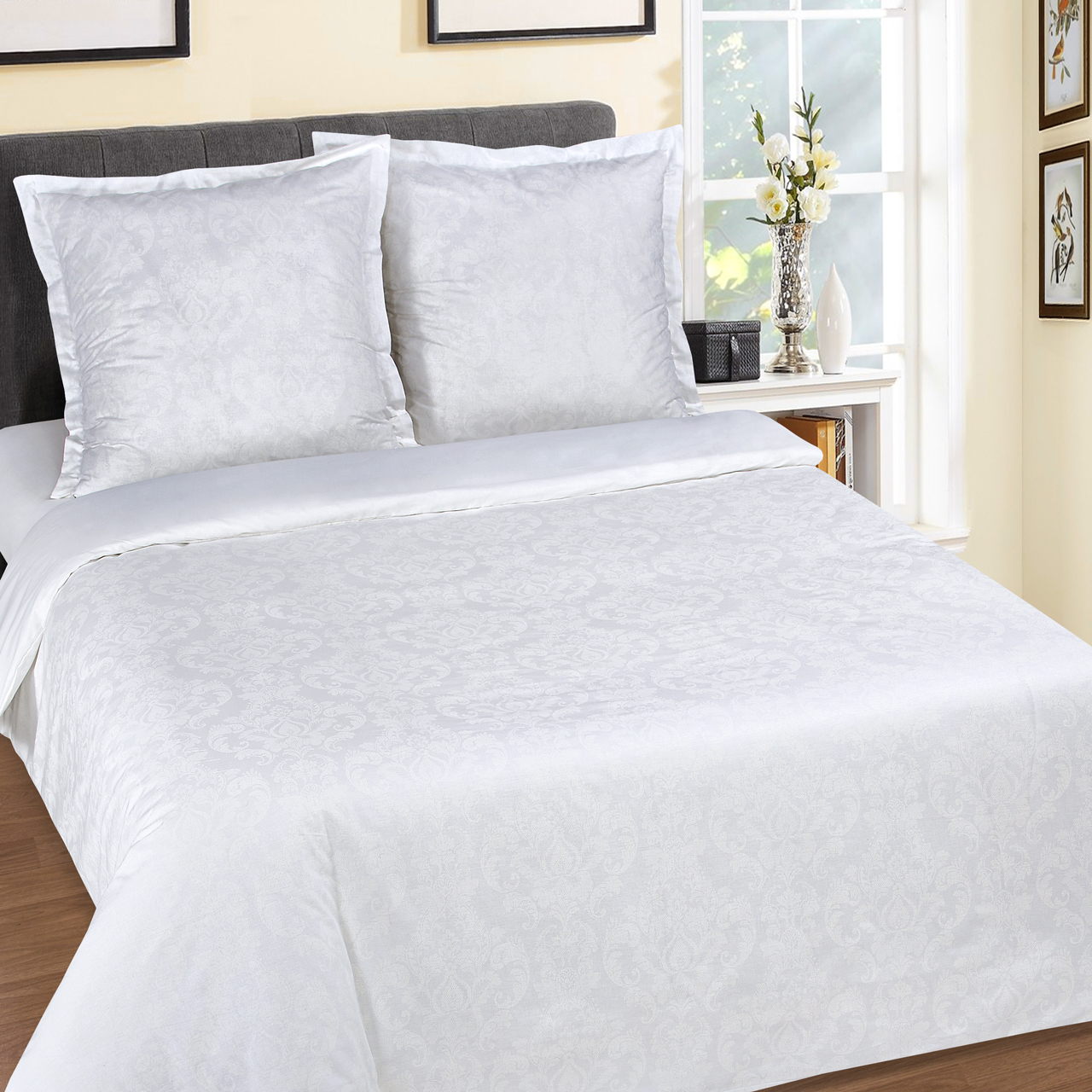 фото Простыня mercury home византия 2сп 180x220 поплин