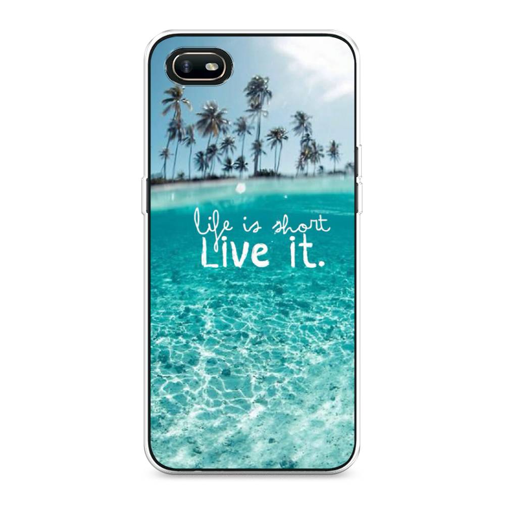 

Чехол Awog на Oppo A1k "Live it", Разноцветный, 252150-7