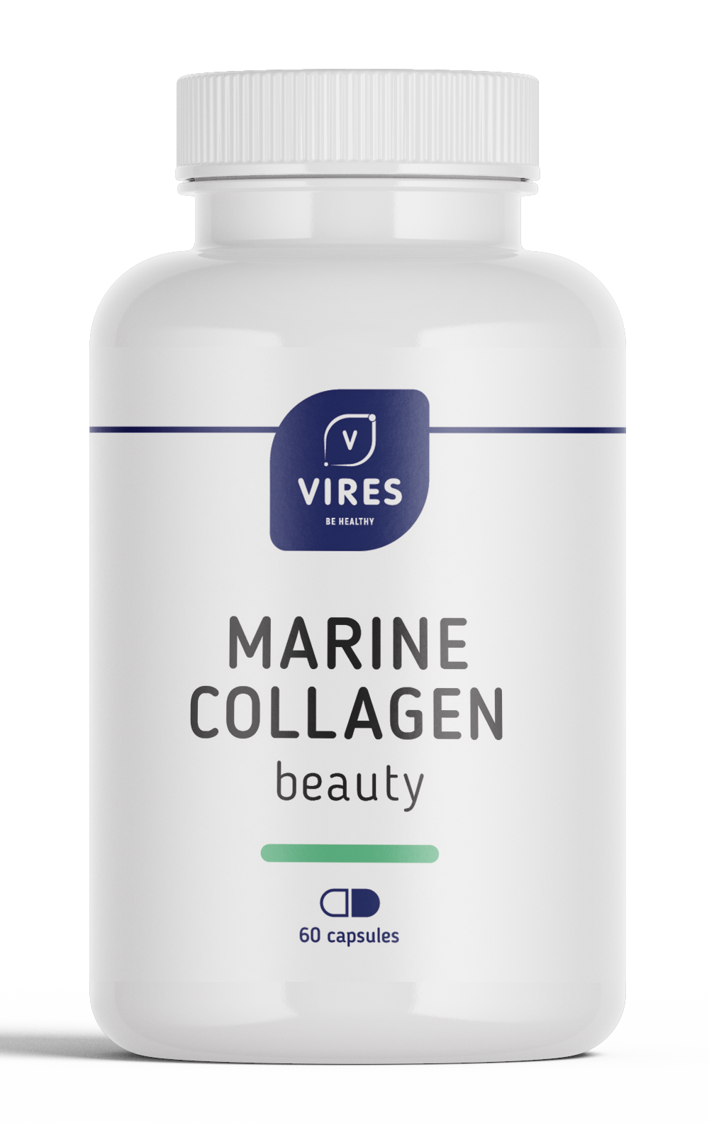 

Морской коллаген Vires Marine collagen твердые капсулы 440 мг 60 шт.