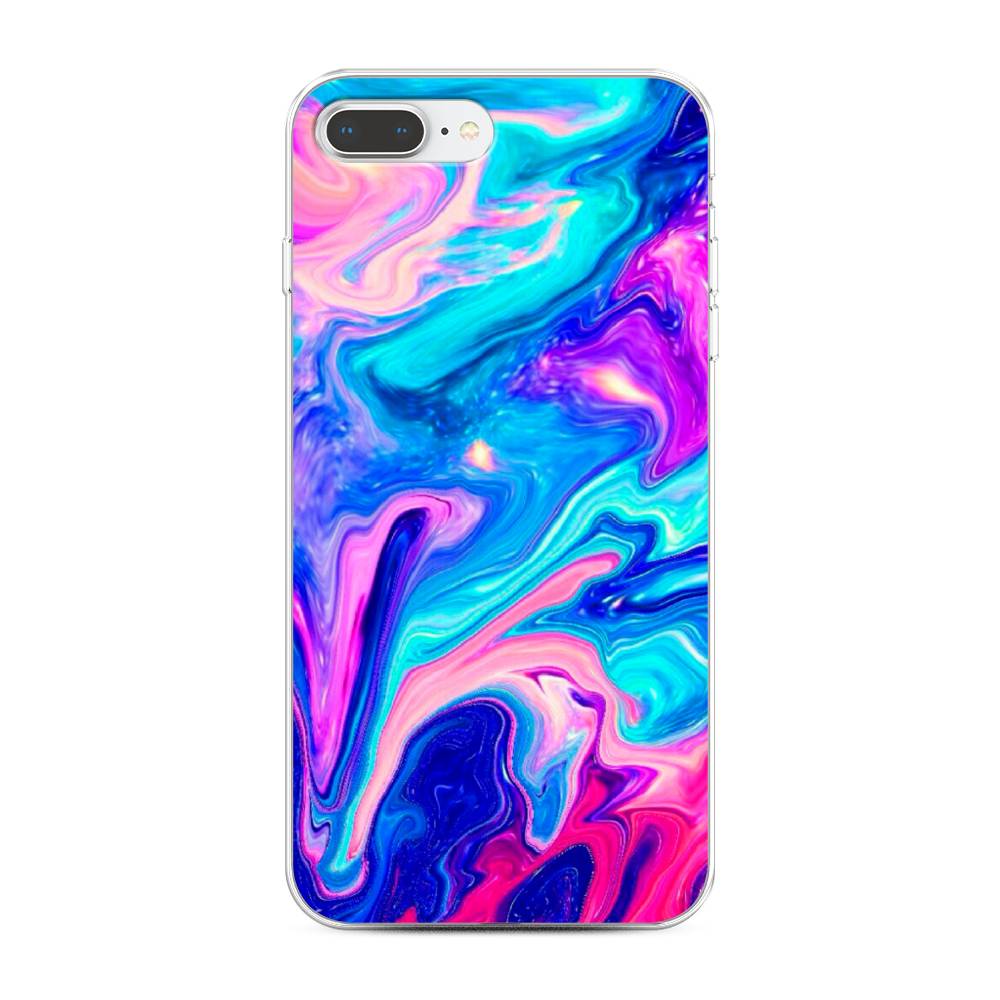 

Чехол Awog на Apple iPhone 8 Plus / Айфон 8 Plus "Потеки краски", Разноцветный, 10950-10