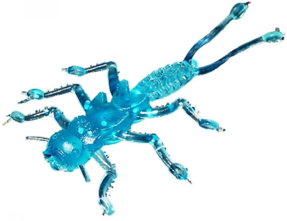 

Силикон Microkiller веснянка 35мм Голубой флюо, 00-00013311