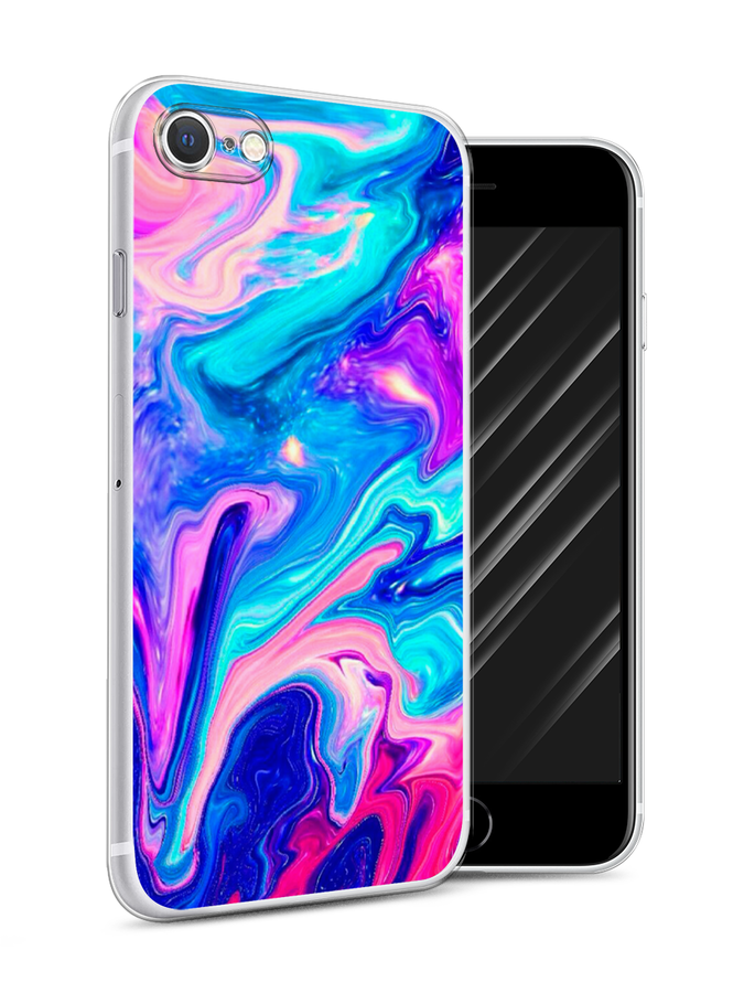 

Чехол Awog на Apple iPhone 7 / Айфон 7 "Потеки краски", Разноцветный, 10650-1