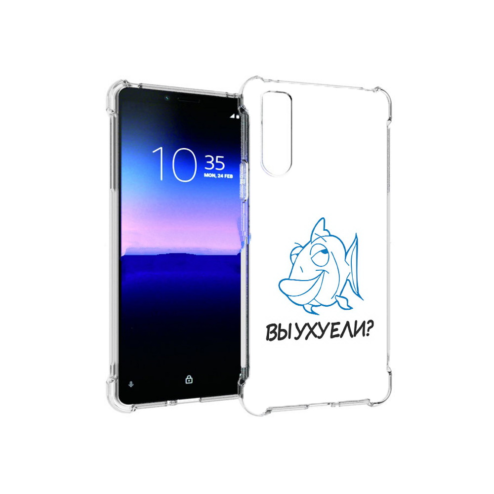 

Чехол MyPads Tocco для Sony Xperia 10 II вы ухуели (PT158941.227.282), Прозрачный, Tocco