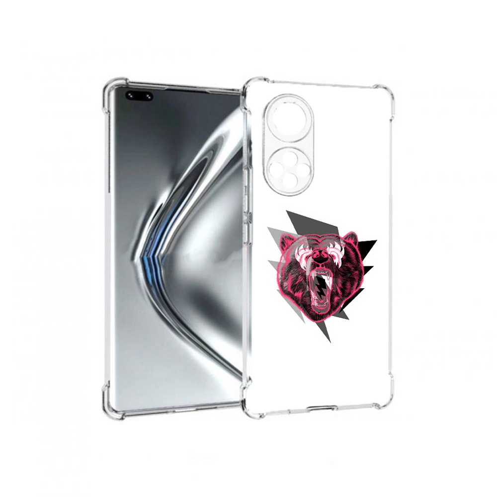 

Чехол MyPads Tocco для Honor 50 Pro грозовой медведь (PT195008.23.301), Прозрачный, Tocco