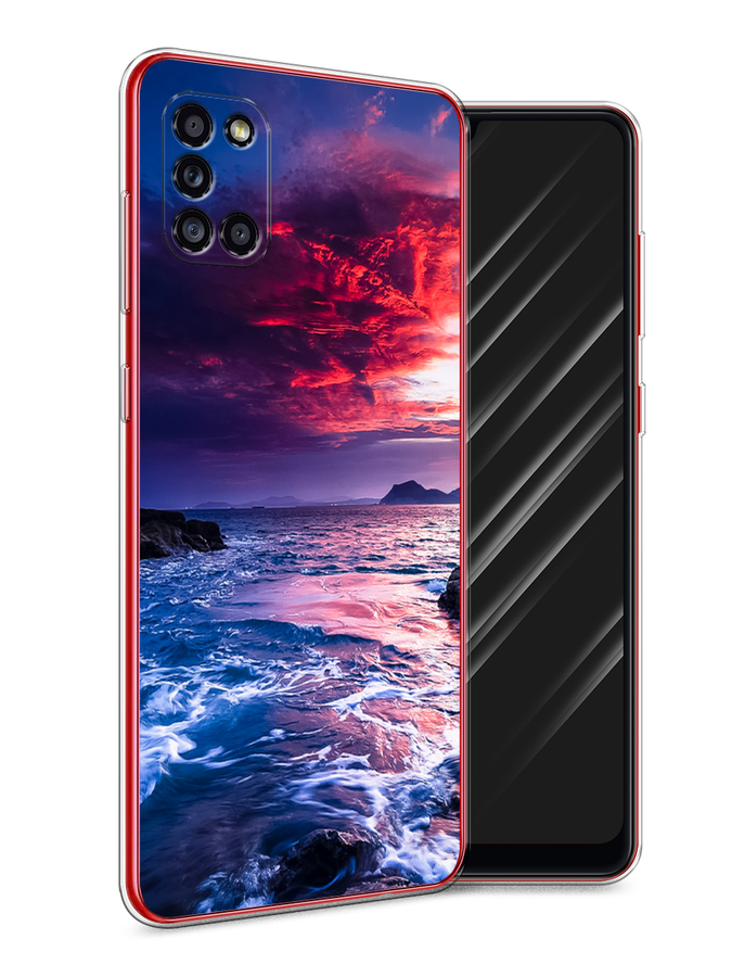 

Чехол Awog на Samsung Galaxy A31 / Самсунг A31 "Волны 1", Разноцветный, 2100350-4