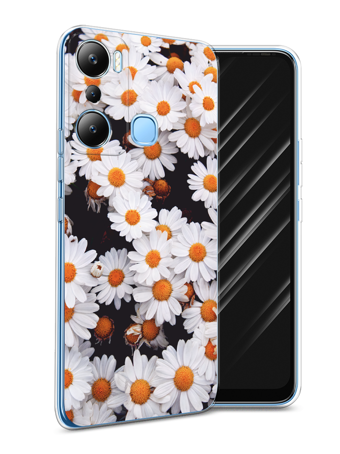 

Чехол Awog на Infinix HOT 20i "Ромашковое поле", Белый, 3102950-4