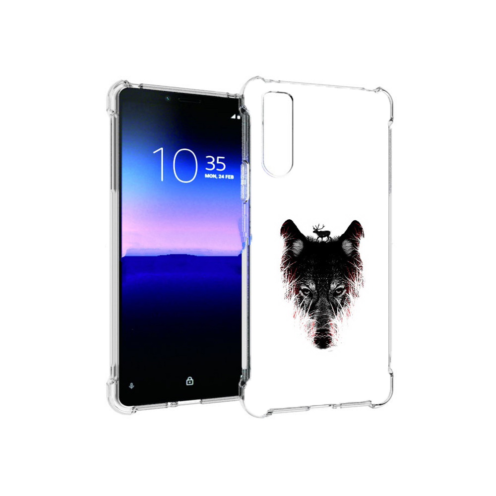 

Чехол MyPads Tocco для Sony Xperia 10 II волк в траве (PT158941.227.267), Прозрачный, Tocco