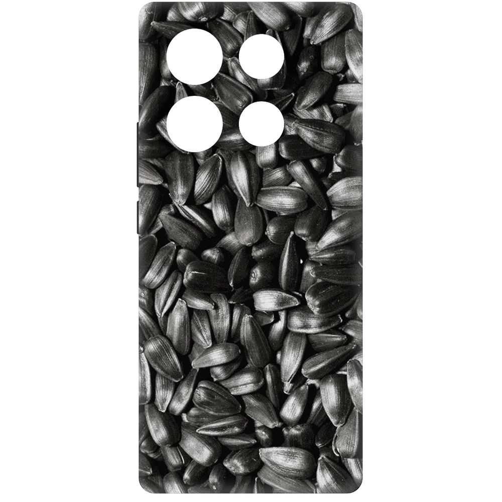 

Чехол-накладка Krutoff Soft Case Семечки для INFINIX Note 40 черный