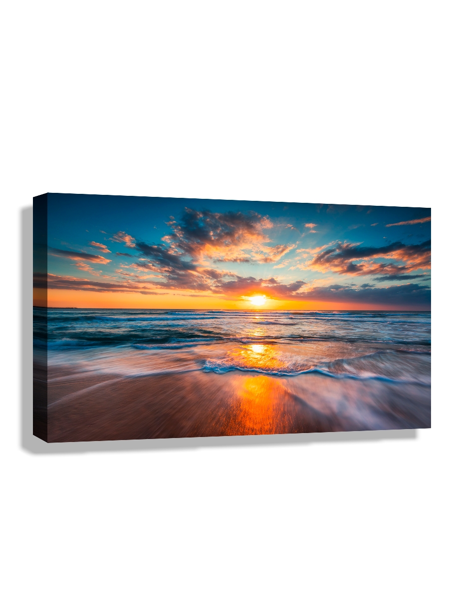 

Картина DRABS 50x30 см на холсте Восход над морем и красивый облачный пейзаж