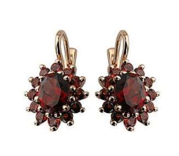 

Серьги из красного золота с гранатом ALORIS Серьги 417Г, Серьги 417Г