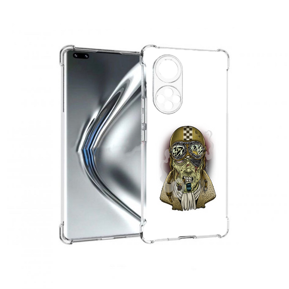 

Чехол MyPads Tocco для Honor 50 Pro военный зомби (PT195008.23.264), Прозрачный, Tocco