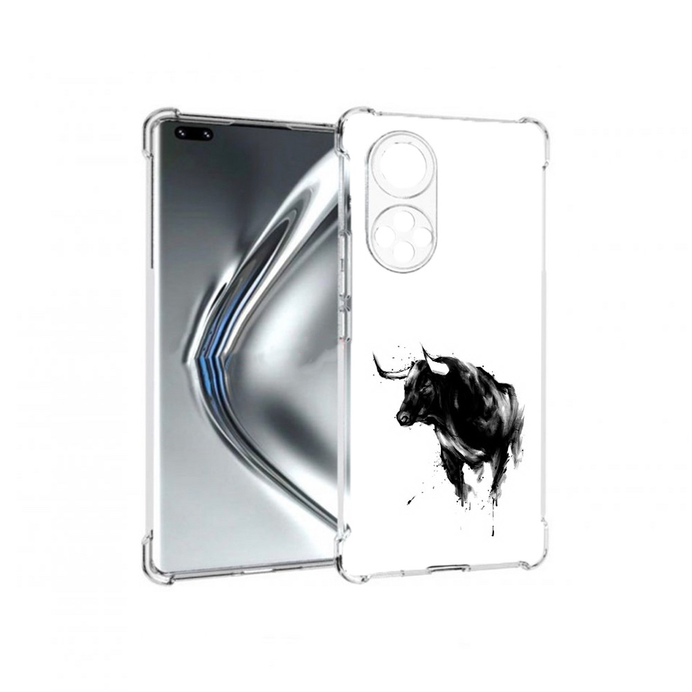 

Чехол MyPads Tocco для Honor 50 Pro бык (PT195008.23.254), Прозрачный, Tocco