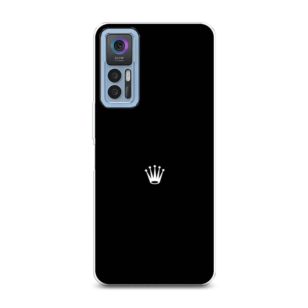 

Чехол Awog на TCL 30/30 Plus "Белая корона на черном фоне", Разноцветный, 290650-7