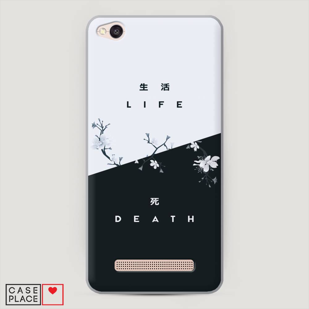 фото Пластиковый чехол "life and death" на xiaomi redmi 4a awog