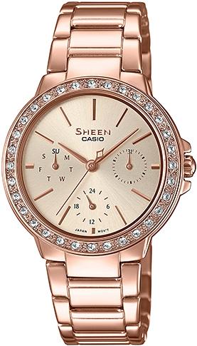 фото Наручные часы женские casio she-3069pg-9a