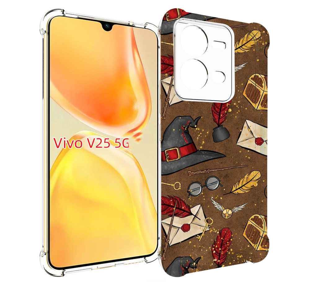 

Чехол MyPads гарри-поттер-вайб для Vivo V25 5G / V25e, Прозрачный, Tocco