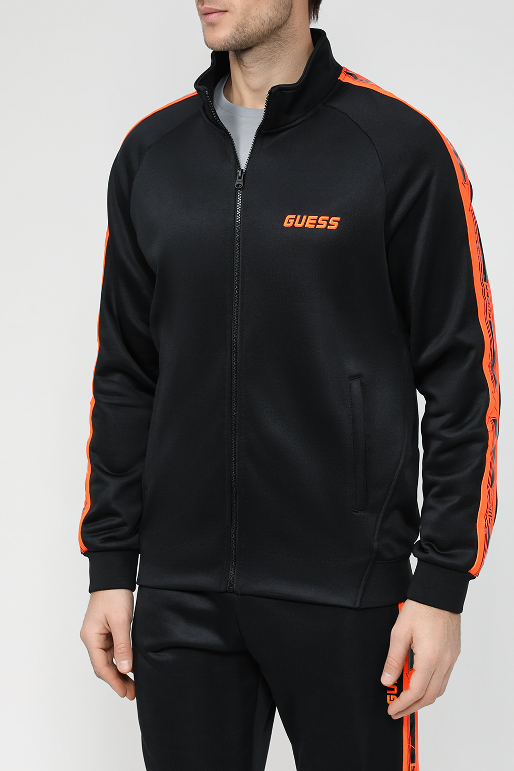 Олимпийка мужская Guess Z4RQ11 KBIH2 черная 2XL