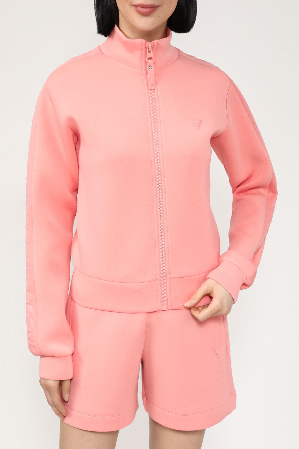 

Толстовка женская Guess V2YQ17 K7UW2 розовая XS, Розовый, V2YQ17 K7UW2