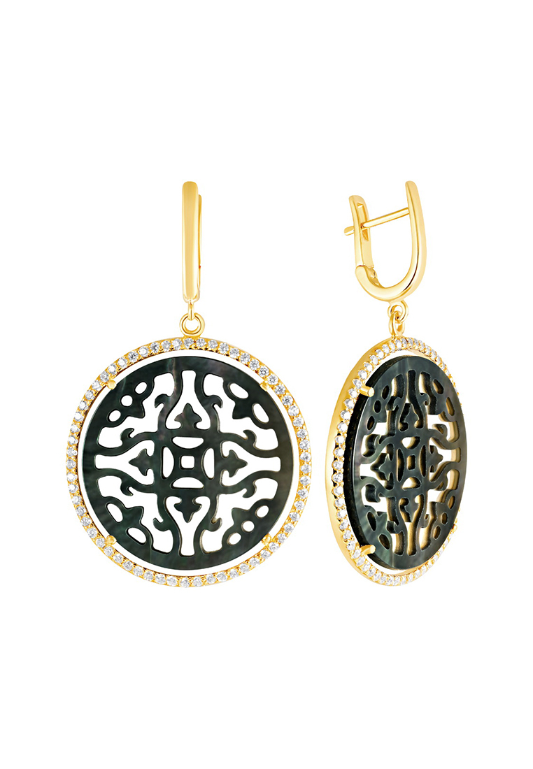 

Серьги подвески из серебра с фианитом Kari Jewelry СЛ-1273, СЛ-1273