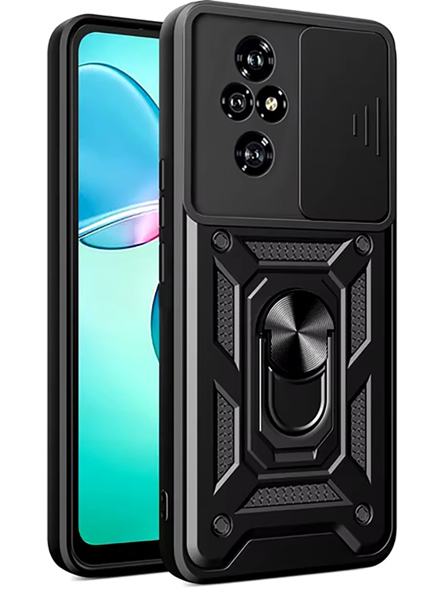 

Противоударный чехол на Honor 200 с защитой камеры черный, 783978413