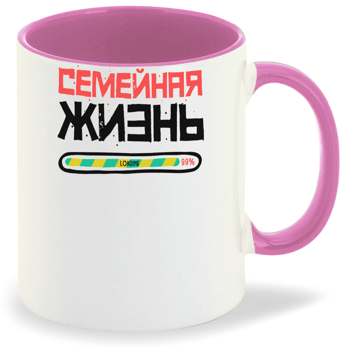 

Кружка CoolPodarok Семейная жизнь, Семейная жизнь