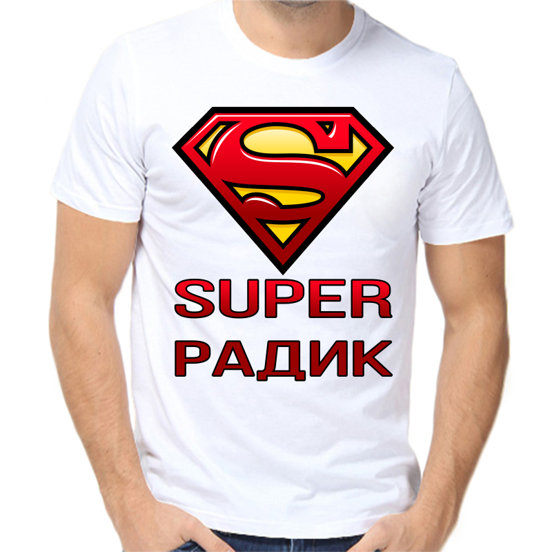 

Футболка мужская белая 60 р-р super радик, Белый, fm_super_radik