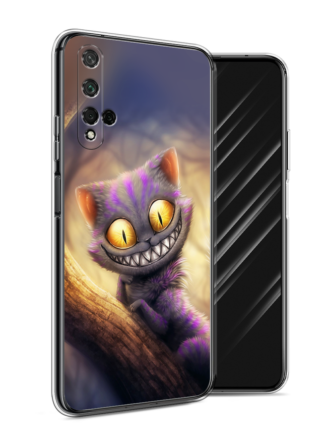 

Чехол Awog на Honor 20 "Cheshire Cat", Фиолетовый;желтый, 69550-1