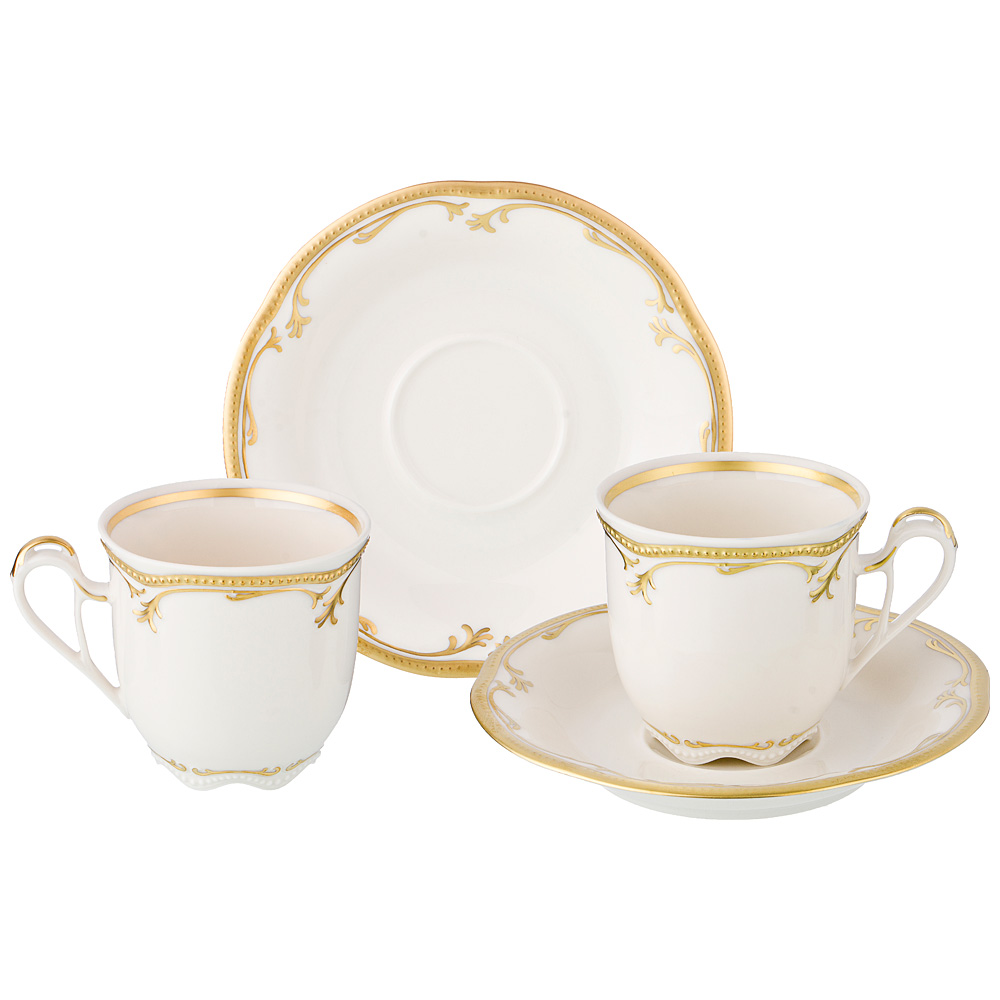 

Чайный набор на 2 персоны 4 пр.Rubin Cream 210 мл., 2799069