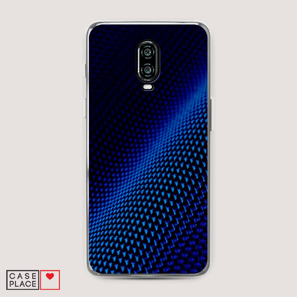 

Чехол Awog на Oneplus 6T / ВанПлас 6T "Синий карбон", Черный;синий, 150650-3