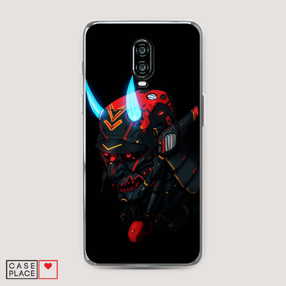 

Чехол Awog на Oneplus 6T / ВанПлас 6T "Неоновый самурай", Черный;красный;голубой, 150650-6