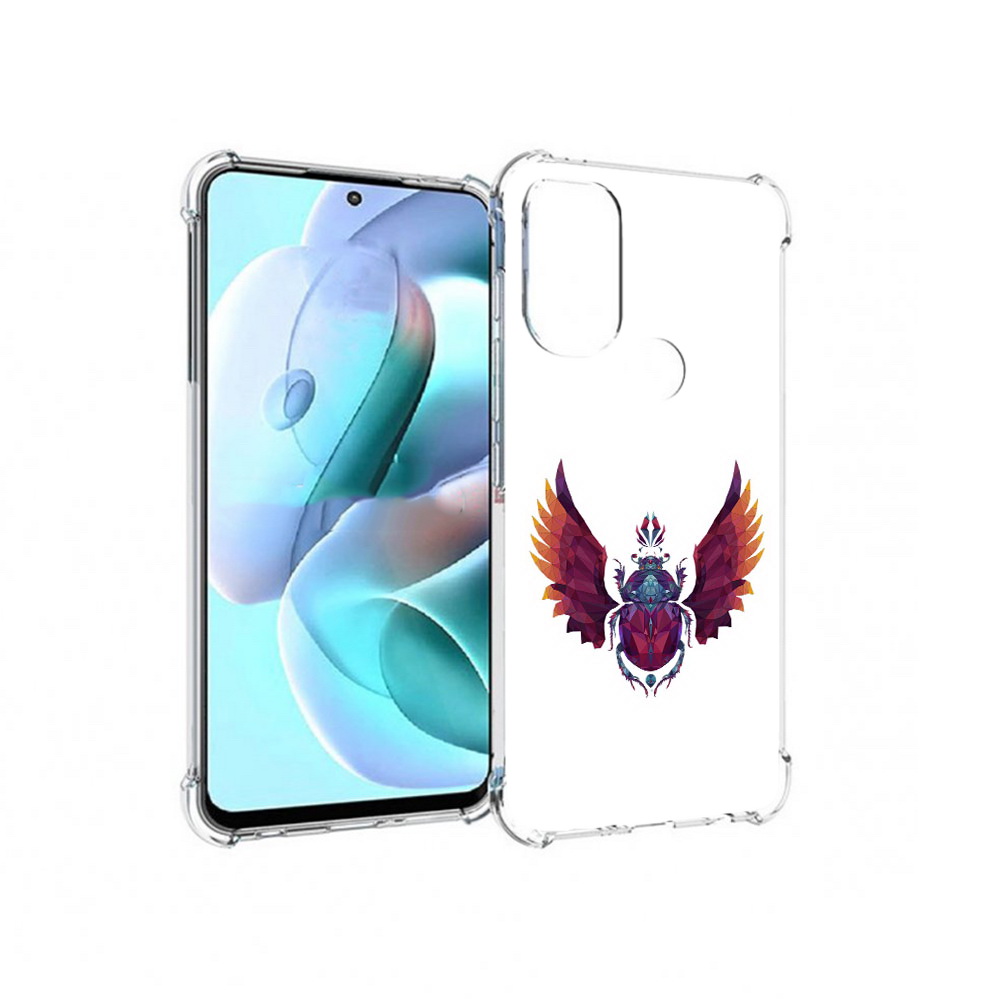 

Чехол MyPads Tocco для Motorola Moto G71 алмазный скоробей (PT227080.353.219), Прозрачный, Tocco