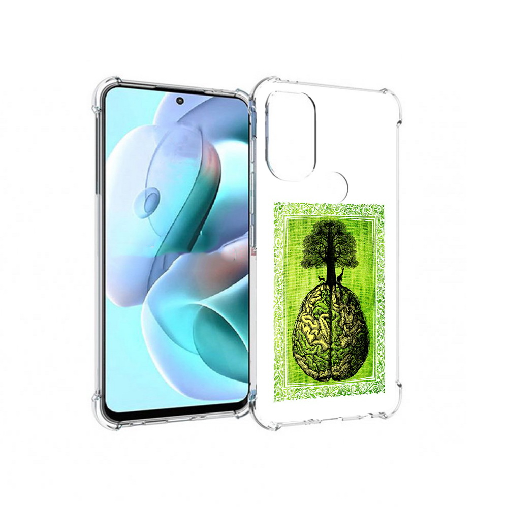 

Чехол MyPads Tocco для Motorola Moto G71 абстракция здоровый мозг (PT227080.353.211), Прозрачный, Tocco