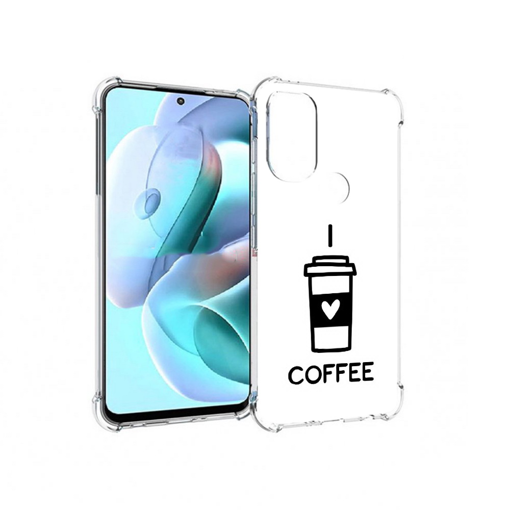 

Чехол MyPads Tocco для Motorola Moto G71 Я люблю кофе (PT227080.353.206), Прозрачный, Tocco