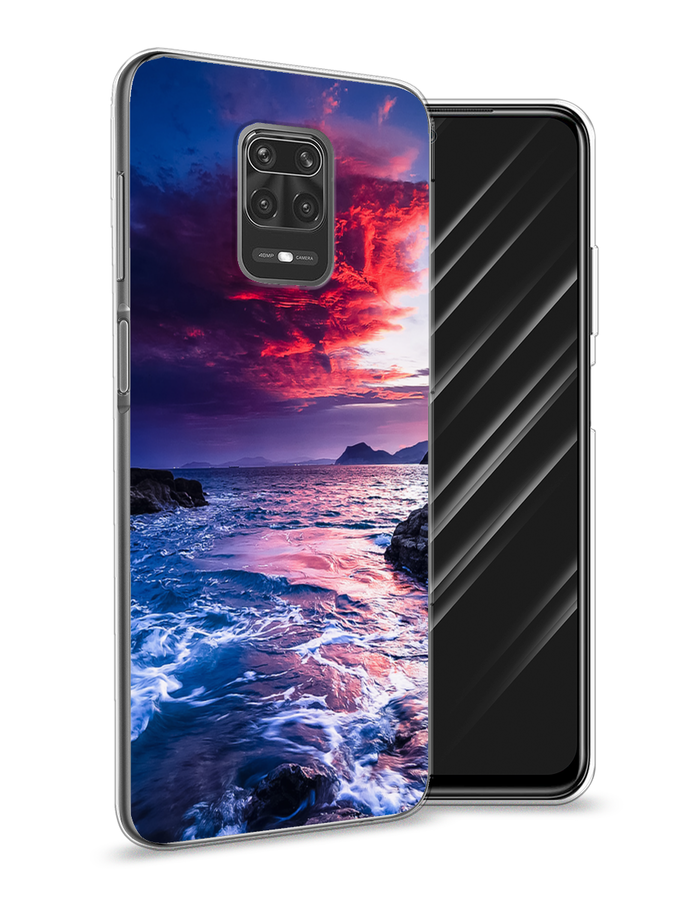

Чехол Awog на Xiaomi Redmi Note 9S "Волны 1", Разноцветный, 37950-4