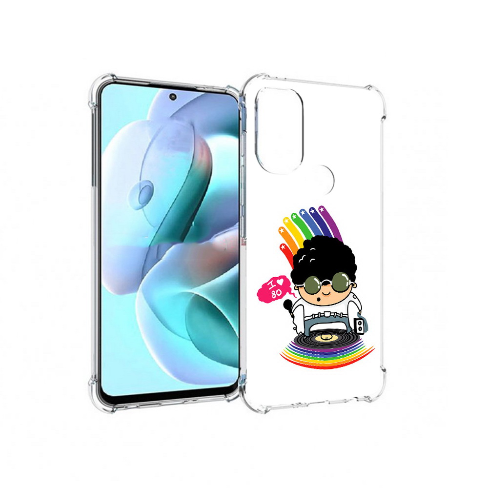 

Чехол MyPads Tocco для Motorola Moto G71 Я люблю 80-е (PT227080.353.205), Прозрачный, Tocco