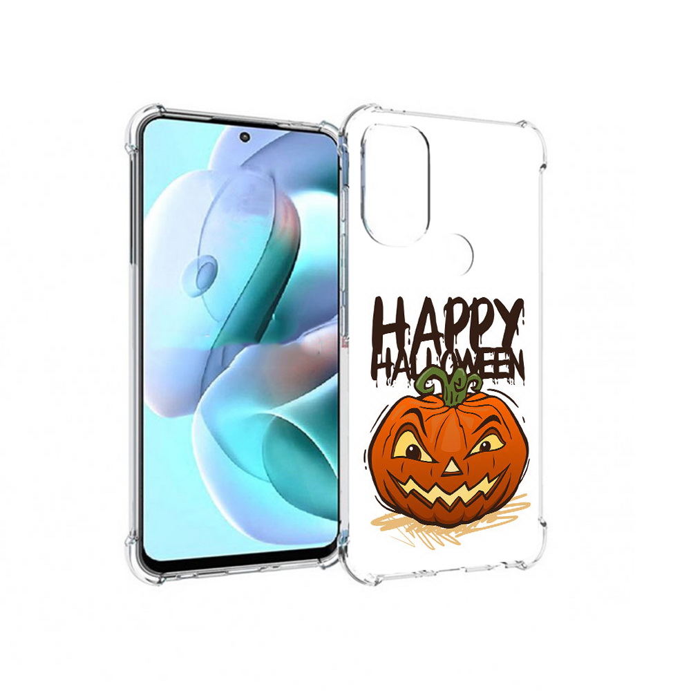

Чехол MyPads Tocco для Motorola Moto G71 Хэллоуин счастливый (PT227080.353.195), Прозрачный, Tocco