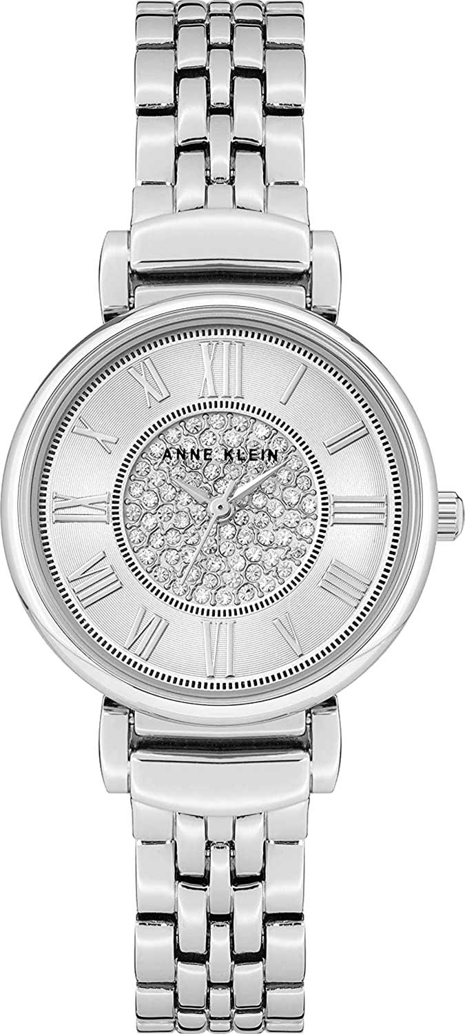 Наручные часы женские Anne Klein 3873SVSV серебристые
