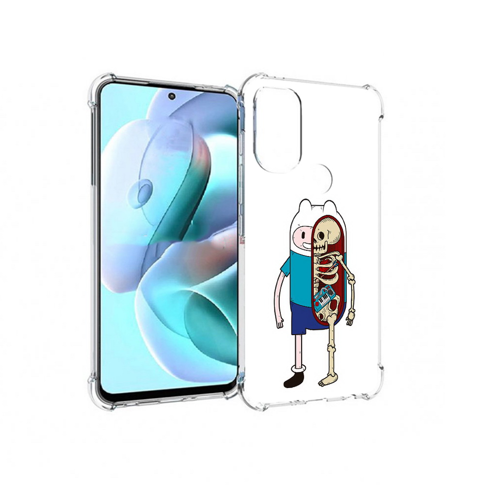 

Чехол MyPads Tocco для Motorola Moto G71 Финн скелет (PT227080.353.187), Прозрачный, Tocco