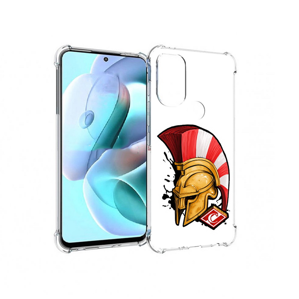 

Чехол MyPads Tocco для Motorola Moto G71 ФК спартак шлем (PT227080.353.185), Прозрачный, Tocco