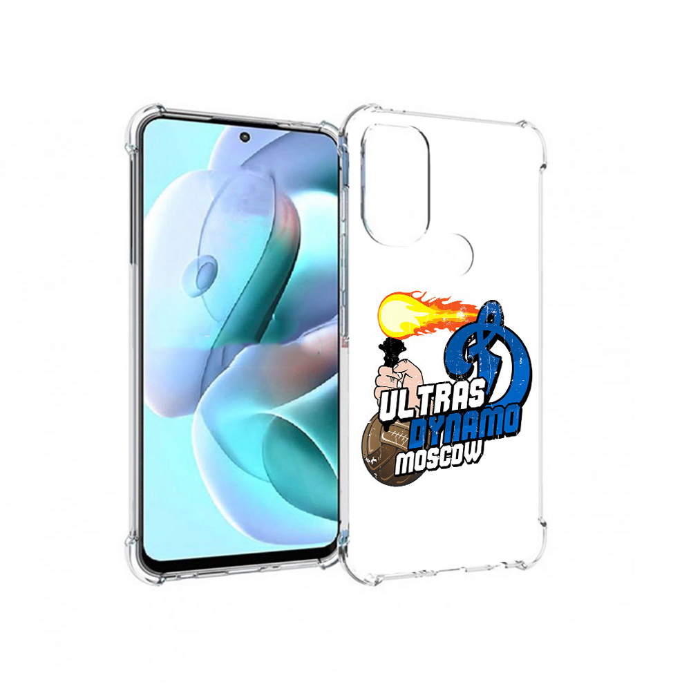 

Чехол MyPads Tocco для Motorola Moto G71 ФК Динамо (PT227080.353.177), Прозрачный, Tocco