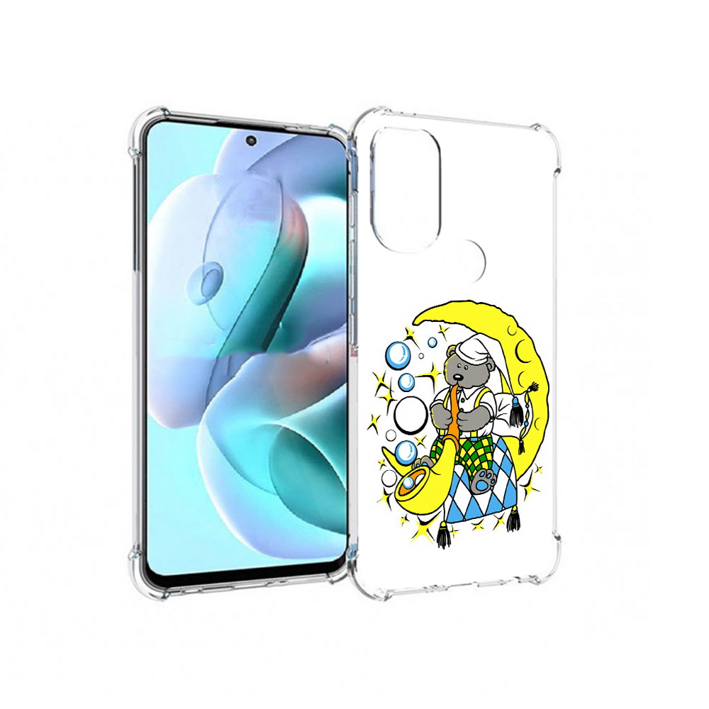

Чехол MyPads Tocco для Motorola Moto G71 Сырная луна (PT227080.353.167), Прозрачный, Tocco