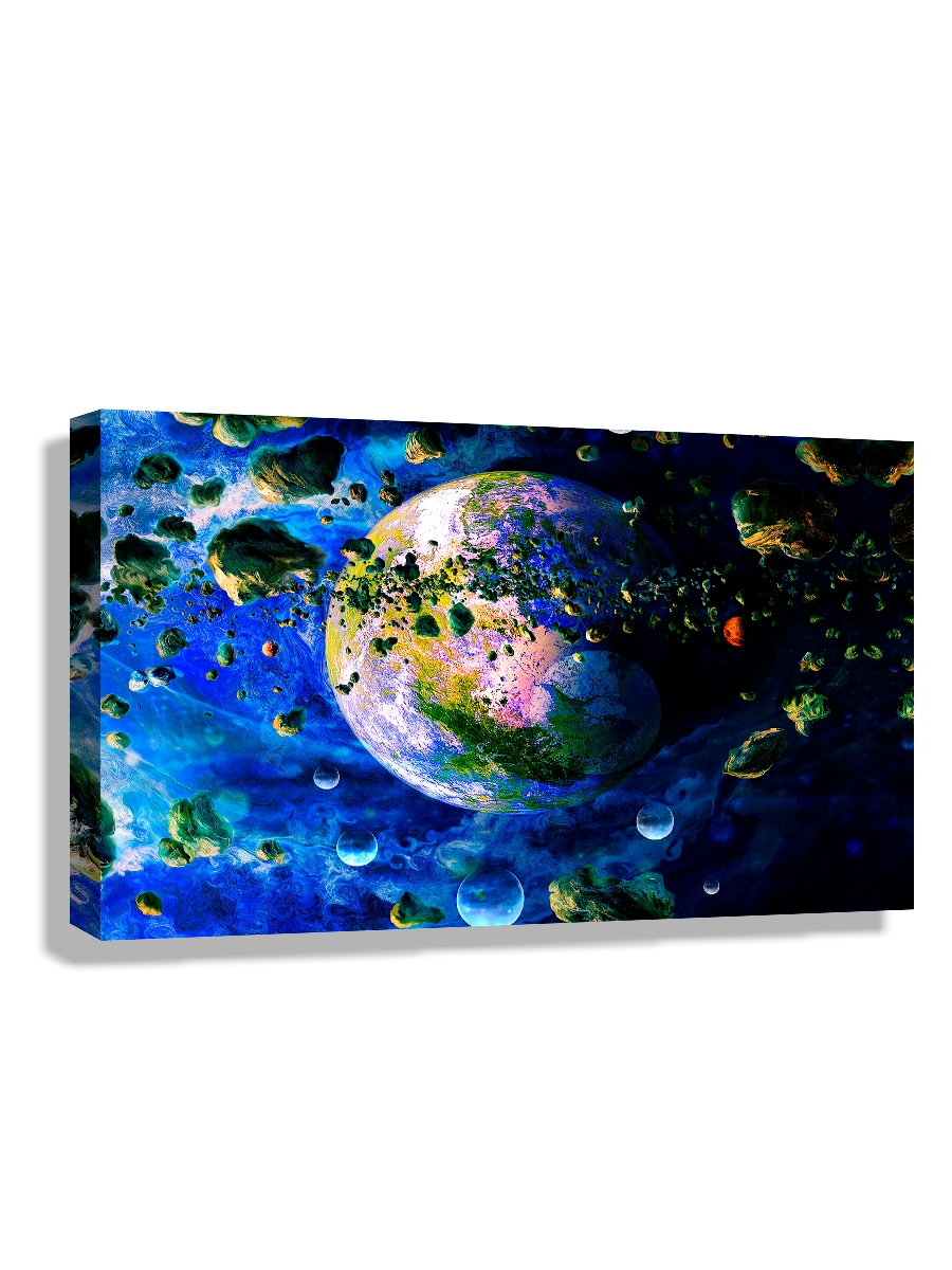 

Картина DRABS 50x30 см на холсте Земля-вид из космоса
