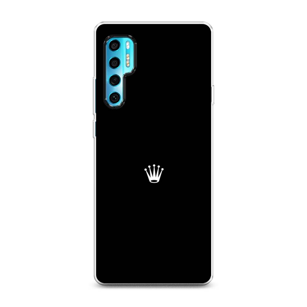 

Чехол Awog на TCL 20 Pro 5G "Белая корона на черном фоне", Разноцветный, 290850-7